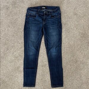 Express Women's Dark Blue Skinny Jeans
